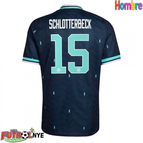 Camiseta Alemania Nico Schlotterbeck #15 Visitante Equipación Mundial 2026 manga corta